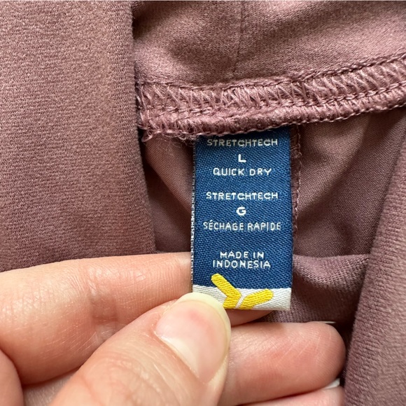 2/$30 Maternity Rollover-Waist StretchTech Cargo Pants, Large - Picture 5 of 10